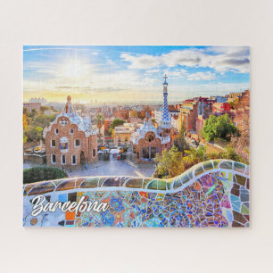 Park Guell, Barcelona, Spanje Legpuzzel