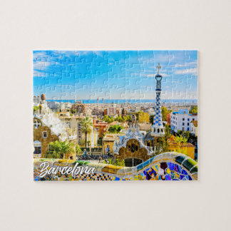 Park Guell, Barcelona, Spanje Legpuzzel