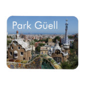 Park Güell, Barcelona, Spanje Magneet (Horizontaal)
