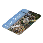 Park Güell, Barcelona, Spanje Magneet (Linkerzijde)