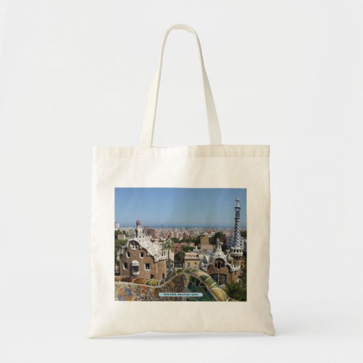Park Güell, Barcelona, Spanje Tote Bag (Voorkant)