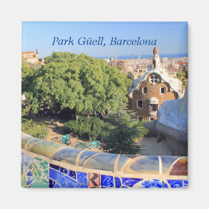 Park Güell Barcelona Travel Magnet