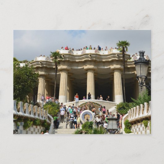 Park Guell Briefkaart (Voorkant)