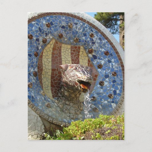 Park Guell Briefkaart (Voorkant)
