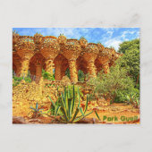 Park Guell Briefkaart (Voorkant)