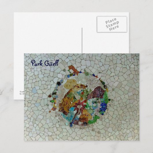 Park Güell Briefkaart (Voorkant / Achterkant)