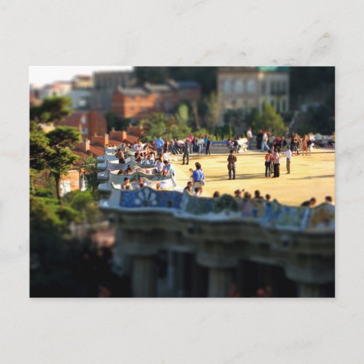 Park Guell Briefkaart (Voorkant)