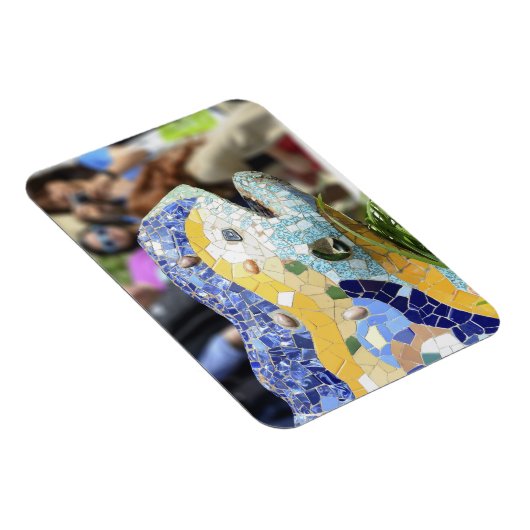 Park Guell draak Premium magneet (Rechterzijde)