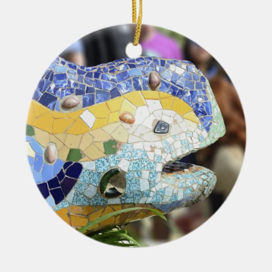 Park Guell dragon Ornament (Voorkant)