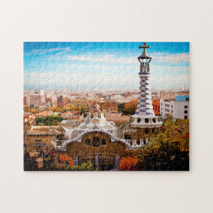 Park Güell Gaudí Barcelona. Legpuzzel