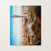 Park Güell Gaudí Barcelona. Legpuzzel (Verticaal)
