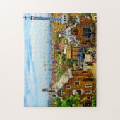 Park Guell Gaudi Barcelona. Legpuzzel (Verticaal)