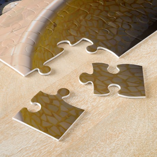 Park Guell Gaudi Barcelona. Legpuzzel (Zijkant)