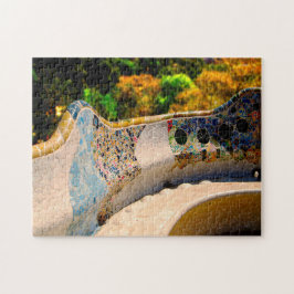 Park Güell Gaudí Barcelona. Legpuzzel