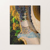 Park Guell Gaudi Barcelona. Legpuzzel (Verticaal)