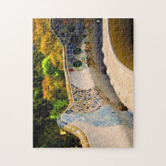 Park Guell Gaudi Barcelona. Legpuzzel (Verticaal)