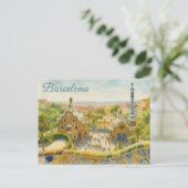 Park Güell in Barcelona Briefkaart (Staand voorkant)