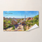 Park Güell in Barcelona Handdoek (Handdoek)