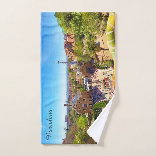 Park Güell in Barcelona Handdoek (Handdoek)