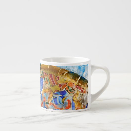 Park Guell in Barcelona, Spanje Espresso Kop (Rechts)