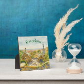 Park Güell in Barcelona, Spanje Fotoplaat (Insitu)