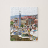 Park Guell in Barcelona, Spanje Legpuzzel (Verticaal)