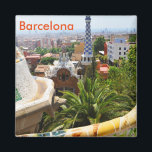 Park Guell in Barcelona, Spanje Magneet<br><div class="desc">Park Guell in Barcelona,  Spanje</div>