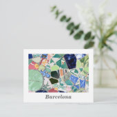 Park Guell mosaics Briefkaart (Staand voorkant)