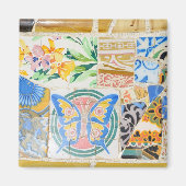 Park Guell mosaics Magnet (Voorkant)