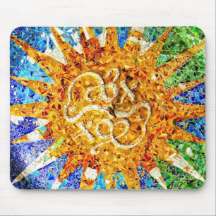 Park Guell mosaics Mousepad Muismat
