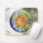 Park Guell mosaics Mousepad Muismat (Met muis)