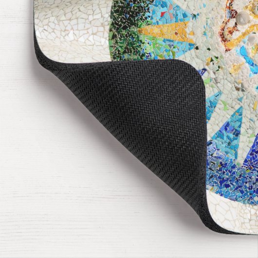 Park Guell mosaics Mousepad Muismat (Hoek)
