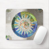 Park Guell mosaics Mousepad Muismat (Met muis)