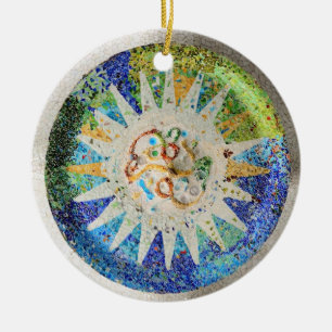 Park Guell mosaics Ornament