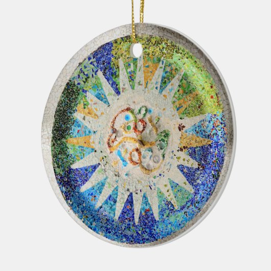 Park Guell mosaics Ornament (Links)