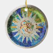 Park Guell mosaics Ornament (Achterkant)
