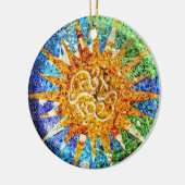 Park Guell mosaics Ornament (Links)