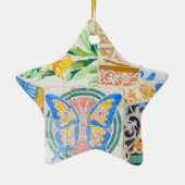 Park Guell mosaics Ornament (Achterkant)