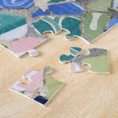 Park Guell mosaics puzzle Legpuzzel (Zijkant)