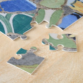 Park Guell mosaics puzzle Legpuzzel (Zijkant)