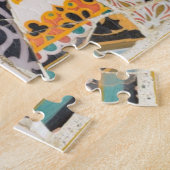 Park Guell mosaics puzzle Legpuzzel (Zijkant)