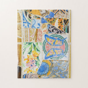 Park Guell mosaics puzzle Legpuzzel