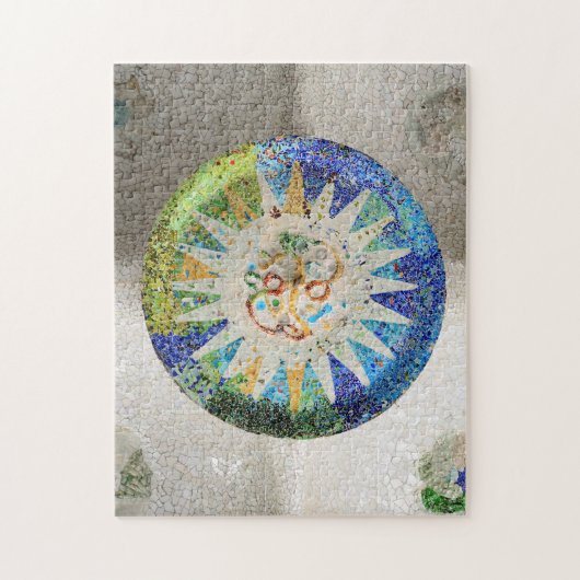 Park Guell mosaics puzzle Legpuzzel (Verticaal)