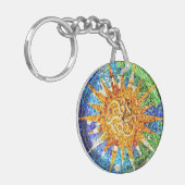 Park Guell mosaics sleutelhanger (Voorkant Links)