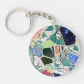 Park Guell mosaics sleutelhanger (Voorkant)