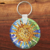 Park Guell mosaics Sleutelhanger (Voorkant)