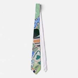 Park Guell mosaics Stropdas