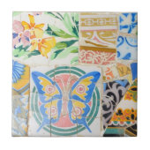 Park Guell mosaics Tegeltje (Voorkant)
