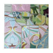 Park Guell mosaics Tegeltje (Voorkant)