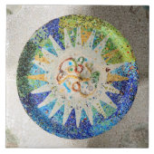 Park Guell mosaics Tegeltje (Voorkant)